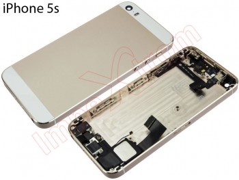 Gold battery cover without logo for iPhone 5S