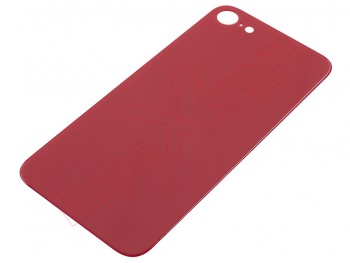 Red generic battery cover with bigger camera hole for iPhone SE 2020, A2275, A2296, A2298 / iPhone 8, A1863 / iPhone SE (2022)