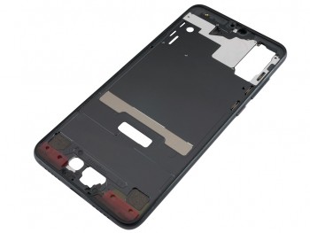Carcasa frontal / chasis intermedio negro para Huawei P20 Pro