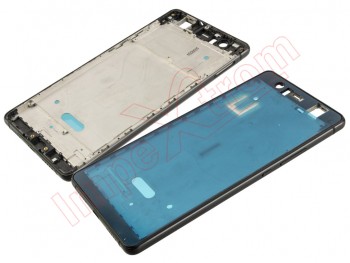 Black front housing for Huawei P9 Lite