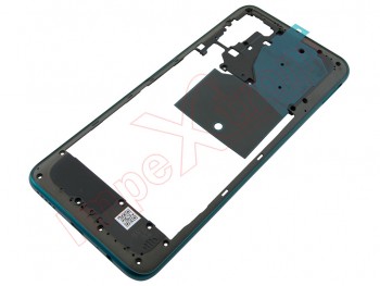 Crush green front / central housing with frame for Huawei P Smart 2021, PPA-LX2