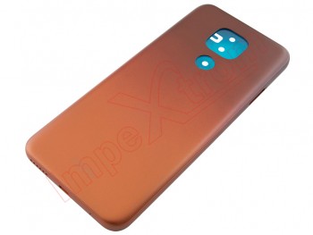 Amber bronze battery cover for Motorola Moto E7 Plus, XT2081-1
