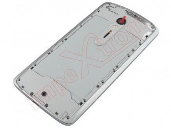 Silver middle housing for white Motorola Moto X Play, XT1561, XT1562, XT1563