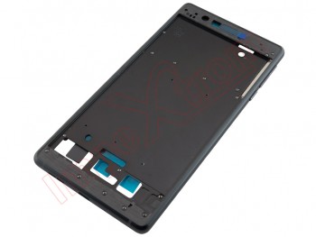 Middle housing with matte black frame for Nokia 3, TA-1020 / TA-1032