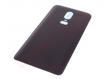 Black battery cover for OnePlus 6, A6003