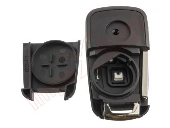 Carcasa genérica compatible para telemandos Opel, 3 botones