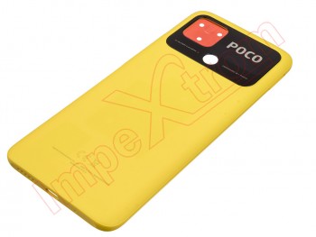 Tapa de batería Service Pack amarilla para Xiaomi Poco C40, 220333QPG
