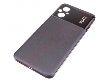 Tapa de batería Service Pack negra para Xiaomi Pocophone M5, 22071219CG