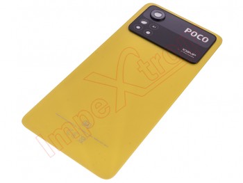 Tapa de batería Service Pack amarilla para Xiaomi Pocophone X4 Pro 5G, 2201116PG