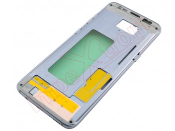 Carcasa frontal / central con marco azul "Coral blue" con botones laterales para Samsung Galaxy S8, SM-G950F