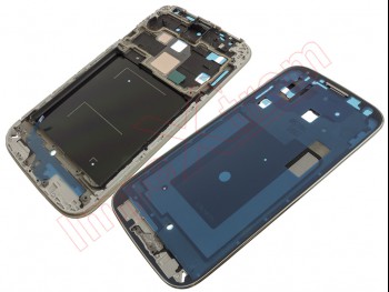Cover central, chasis central silver Samsung Galaxy S4 LTE, I9505