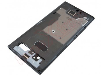 Mystic black front / central housing with frame for Samsung Galaxy Note 20 Ultra, SM-N985