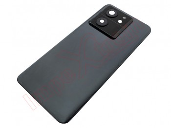 Carcasa trasera / Tapa de batería color negro para Xiaomi 13T Pro, 23078PND5G genérica