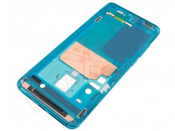 Carcasa frontal / central con marco verde coral "Coral green"para Xiaomi Mi 10