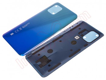 Tapa de batería Service Pack azul aurora para Xiaomi Mi 10 Lite 5G, M2002J9G, M2002J9S