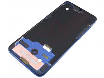 Carcasa frontal / central con marco azul océano para Xiaomi Mi 9