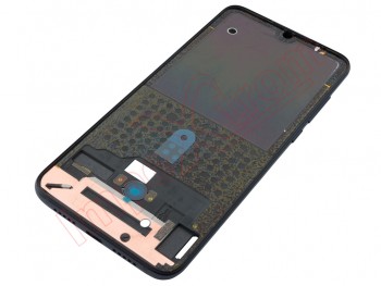 Carcasa frontal / central con marco negro / gris "Onyx grey" para Xiaomi Mi 9 Lite, M1904F3BG