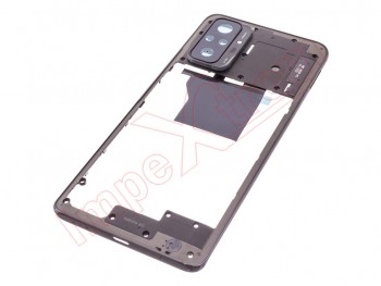 Onyx Gray front housing for Xiaomi Redmi Note 10 Pro, M2101K6G