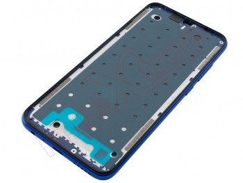 Carcasa frontal / central con marco azul Neptuno "Neptune blue" para Xiaomi Redmi Note 8, M1908C3J