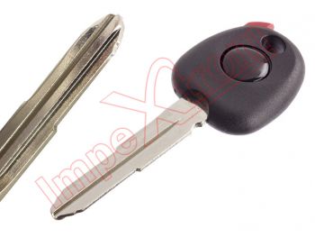 Hyundai compatible fixed key without transponder, right guide