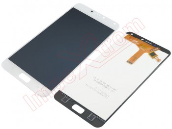 Pantalla completa IPS LCD (display/LCD + pantalla táctil digitalizadora) Asus Zenfone 4 Max ZC554KL, blanca