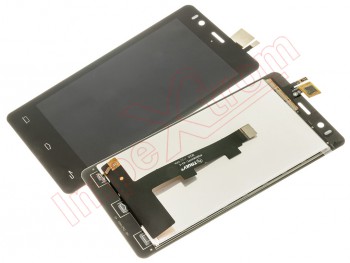 Full screen IPS LCD (LCD / display, touch window and digitizer) in black for BQ Aquaris E4.5