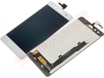 White full screen IPS LCD (LCD / display + digitizer / touch) for BQ Aquaris X5
