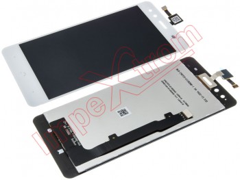 Pantalla completa IPS LCD (LCD/display + digitalizador / táctil) blanca BQ Aquaris X5 (sin marco)