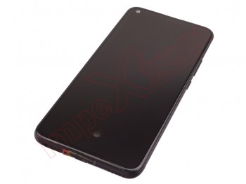 Pantalla completa OLED negra con carcasa frontal para Huawei Honor 30, BMH-AN10 - Calidad PREMIUM. Calidad PREMIUM