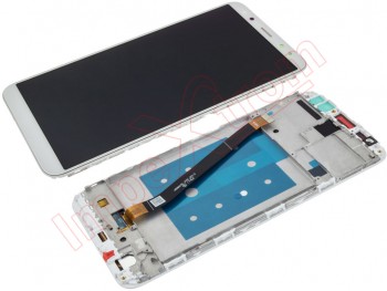 White IPS LCD full screen without logo with front housing for Huawei Mate 10 Lite, RNE-L21 / Nova 2I