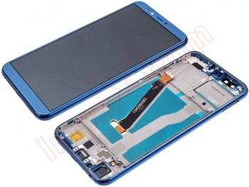 Blue IPS LCD full screen without logo with front housing for Huawei Honor 9 Lite