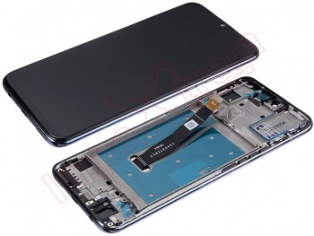 Pantalla completa IPS LCD negra con marco negro medianoche / Gris para Huawei Honor 10 Lite