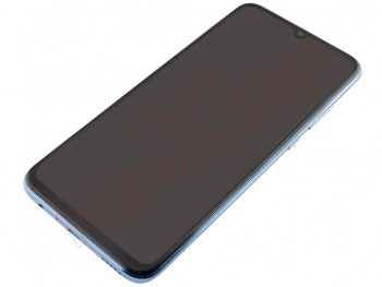 Pantalla completa IPS LCD negra con marco azul cielo para Huawei Honor 10 Lite