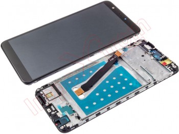 Pantalla completa genérica LCD negra con carcasa frontal para Huawei Honor 7S DUA-L22