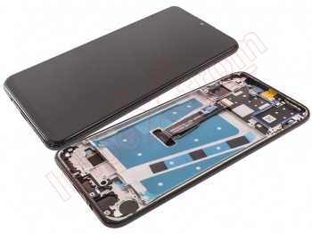 Black full screen IPS LCD with frame for Huawei P30 Lite, MAR-L01A | VERSION 48Mpx