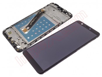 Black IPS LCD full screen with frame for Huawei P Smart, FIG-LX1