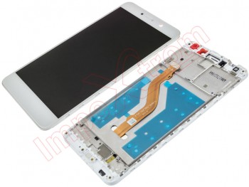 White IPS LCD full screen with front housing for Huawei Y7 2017, TRT-LX1 / Y7 Prime 2017