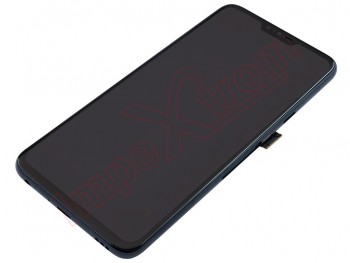 PREMIUM Black "new aurora black" full screen P-OLED for LG V40 ThinQ, LM-V405EBW - PREMIUM quality