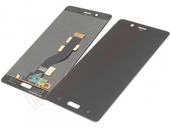 Generic full screen IPS LCD (LCD/display + digitizer/touch) black Nokia 8, TA-1004 DS