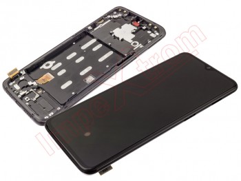 Pantalla completa OPTIC AMOLED negra con carcasa frontal para OnePlus 6T (A6013) - Calidad PREMIUM. Calidad PREMIUM