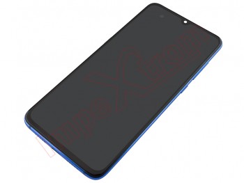 Pantalla completa AMOLED negra con marco azul para Xiaomi Mi 9, M1902F1G - Calidad PREMIUM. Calidad PREMIUM