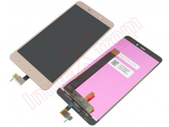 Gold full screen IPS LCD for Xiaomi Redmi Note 4