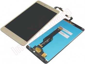 Pantalla completa IPS LCD para Xiaomi Redmi Note 4x, dorada