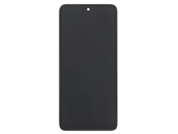 Pantalla completa AMOLED con marco lateral / chasis color negro (Midnight Black) para Xiaomi Redmi Note 13 4G genérica