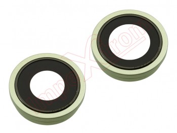 Green coloured camera lens set for Apple iPhone 15, A3090