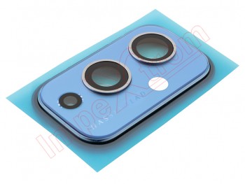 Rear camera lens with blue "Arctic sky" trim for Oneplus 9, LE2113