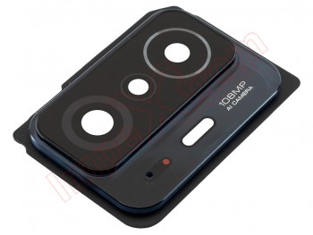 Embellecedor con lente de cámaras traseras negra para Xiaomi 11T, 21081111RG / Xiaomi 11T Pro, 2107113SG