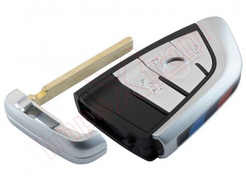 Producto Genérico - Telemando de 3 botones 868MHz FSK "smart key" llave inteligente para BMW, con espadín