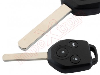 Producto Genérico - Llave / telemando de 3 botones 433MHz ASK para Subaru Outback, Forester, Legacy