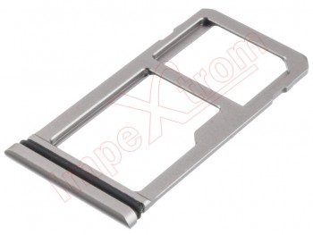Silver SIM/Micro SD tray for Nokia 8, TA-1012